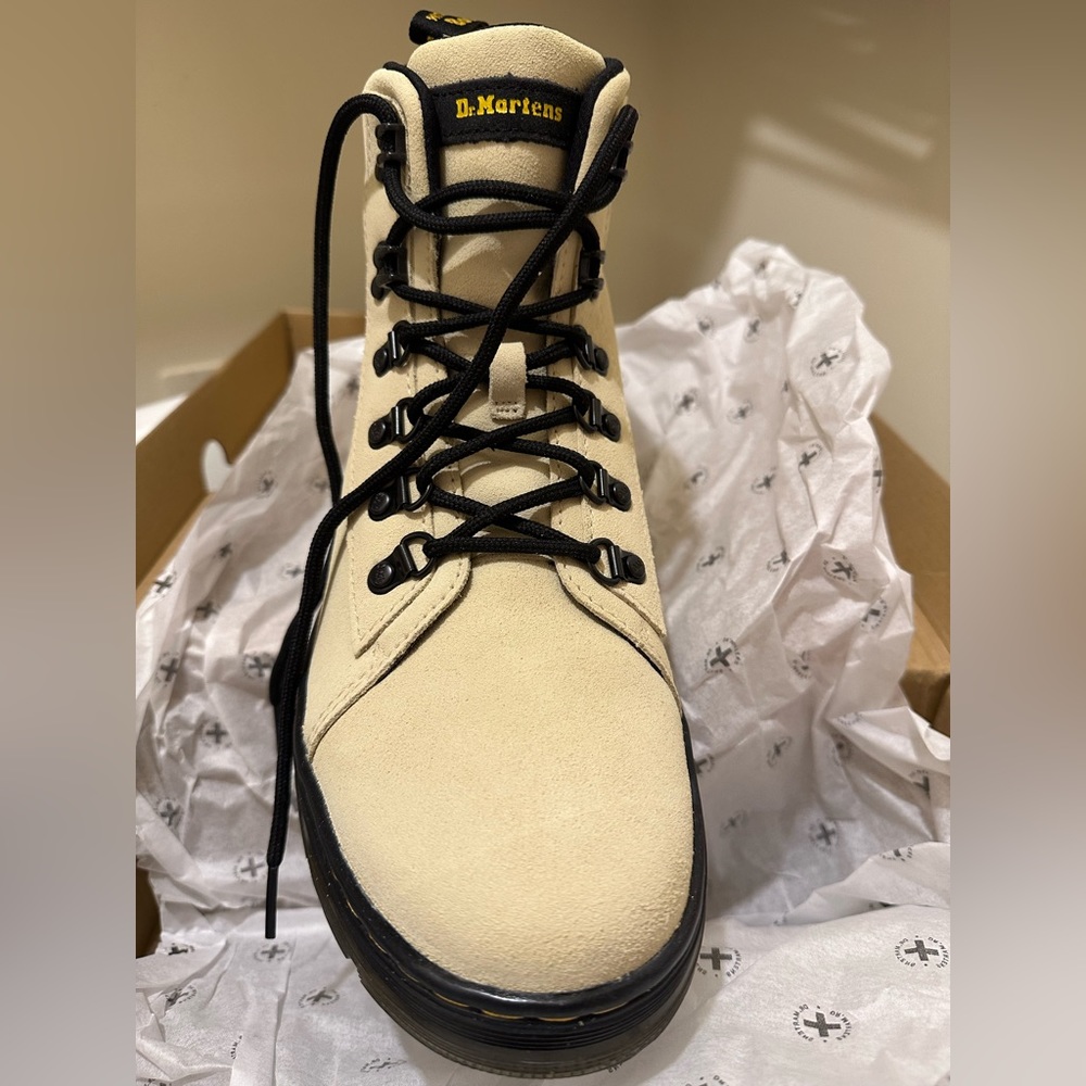 Dr. Marten’s Ivory Suede Boots